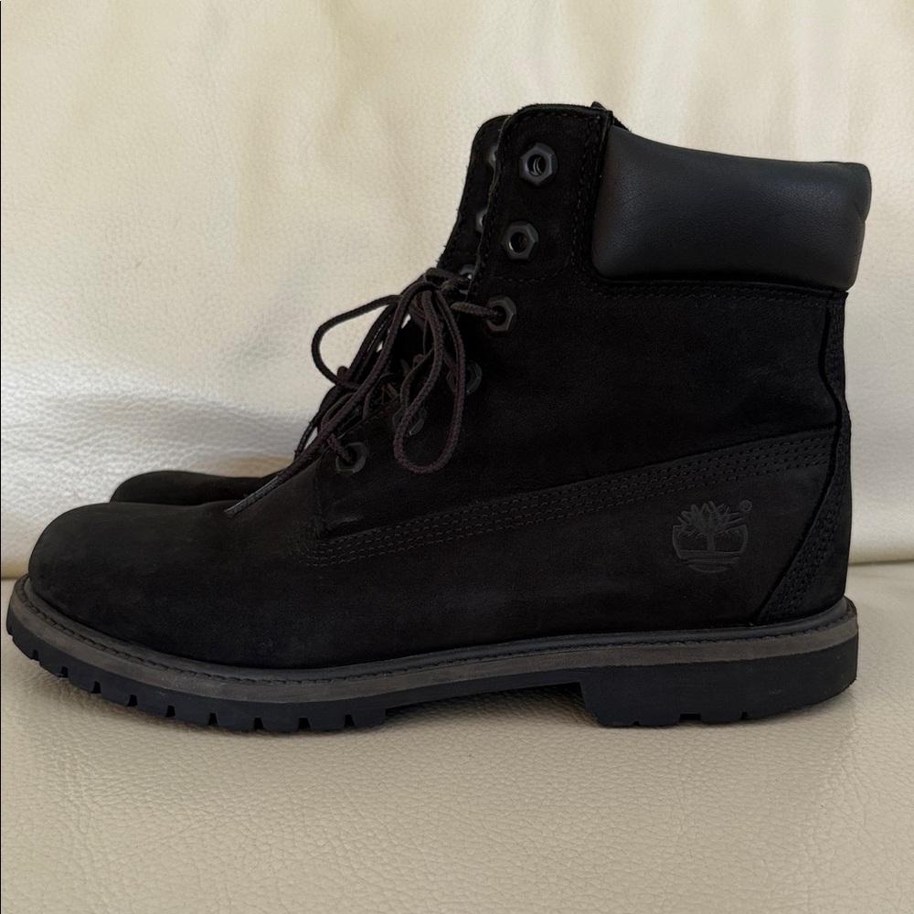Timberland Black Lace-Up Boots